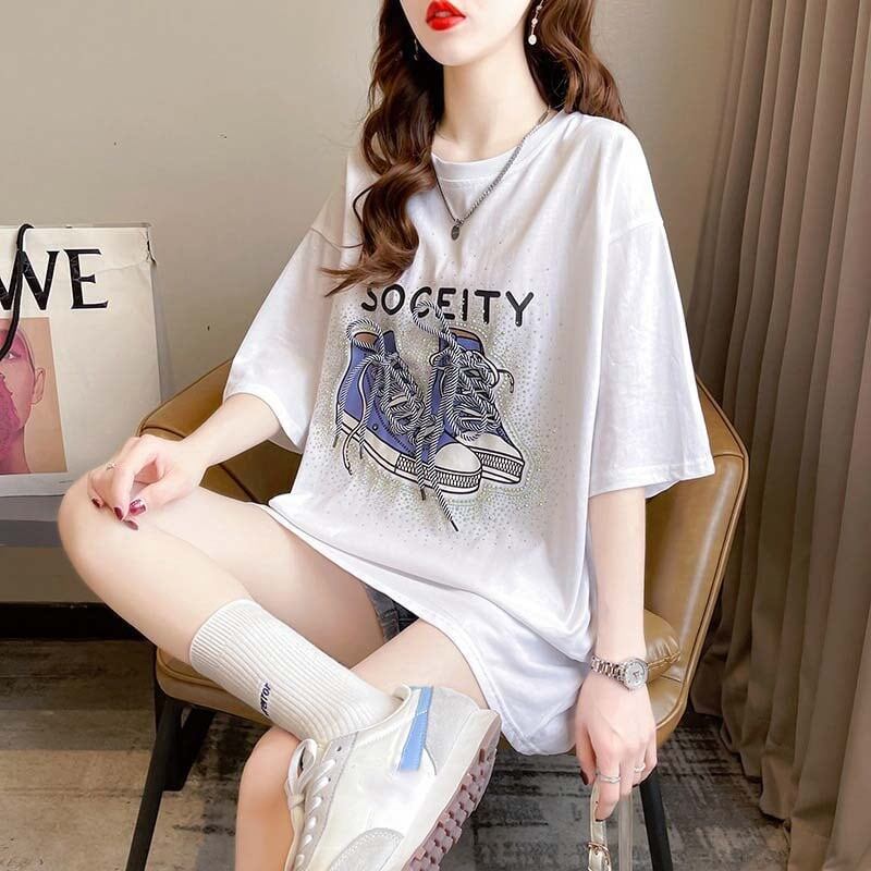 オシャレ度満点 プリント 今季大好評 Tシャツ カットソー トップス＜S-3281＞