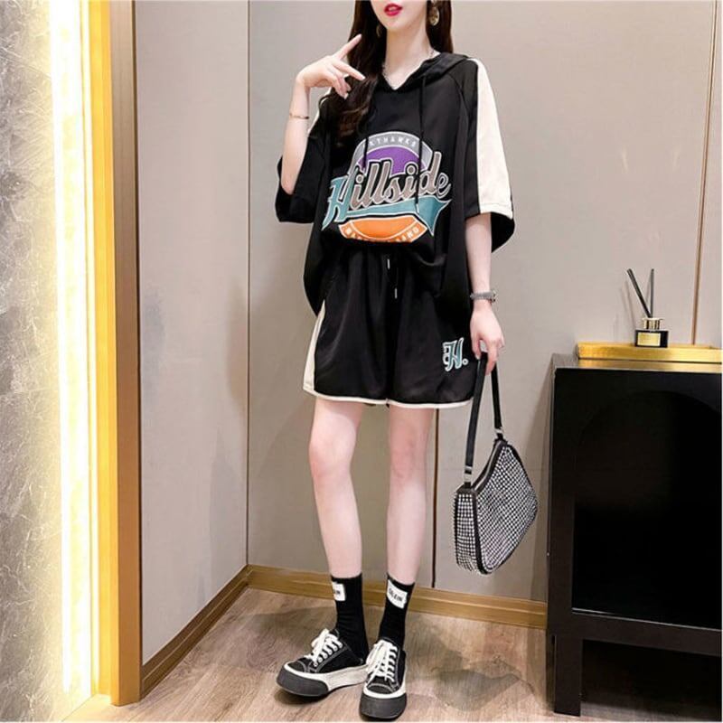 高級感溢れる Tシャツ＋ショートパンツ 好感度満載 セットアップ＜S-3473＞
