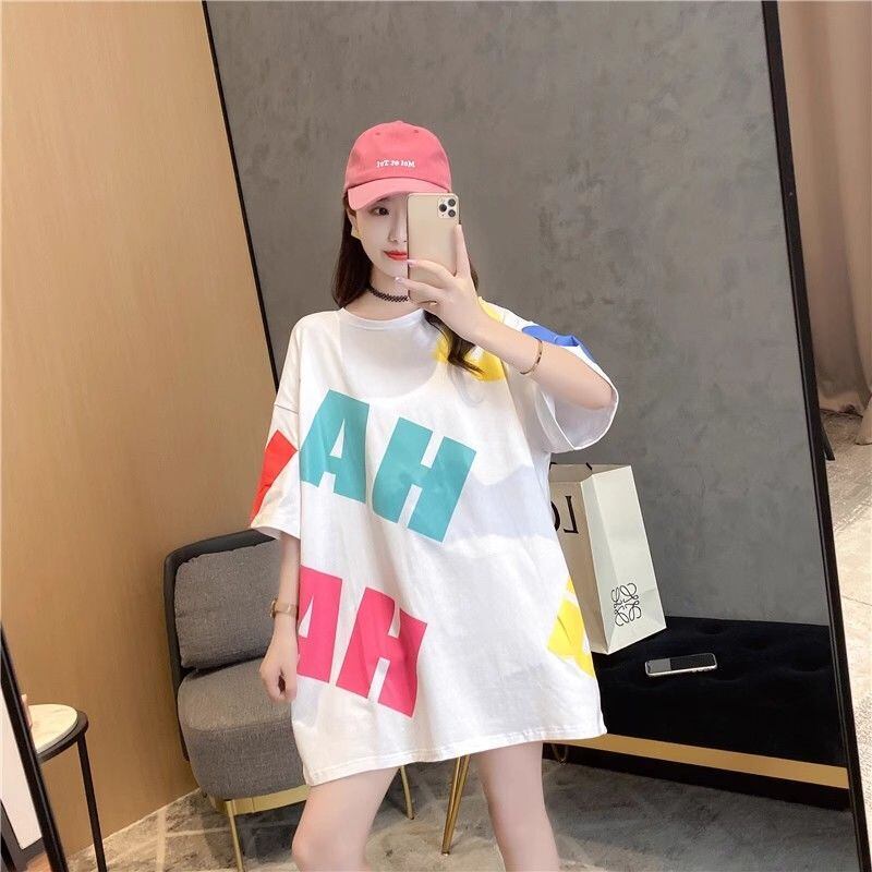新商品 カジュアル 話題沸騰中 ルーズ プリント 全3色 半袖Tシャツ<S-8721>