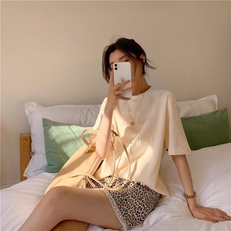 着心地抜群 アルファベット 女性力を高める Tシャツ カットソー＜S-3294＞