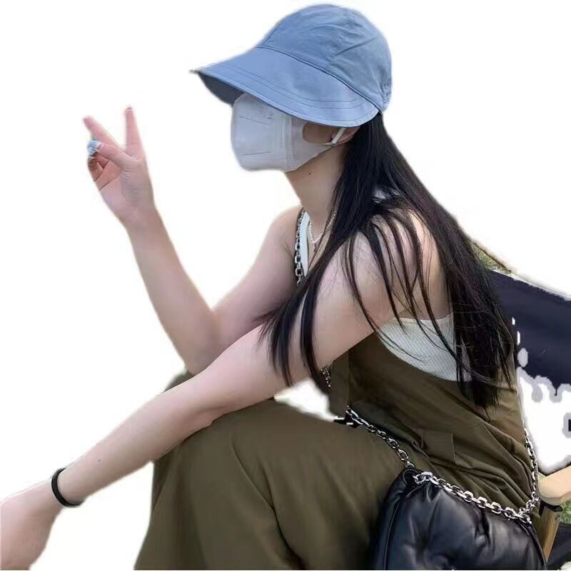 【人気急上昇中！】レディース 帽子 UVカット 日焼け防止 夏 小顔効果 日よ キャップ<S-6560>