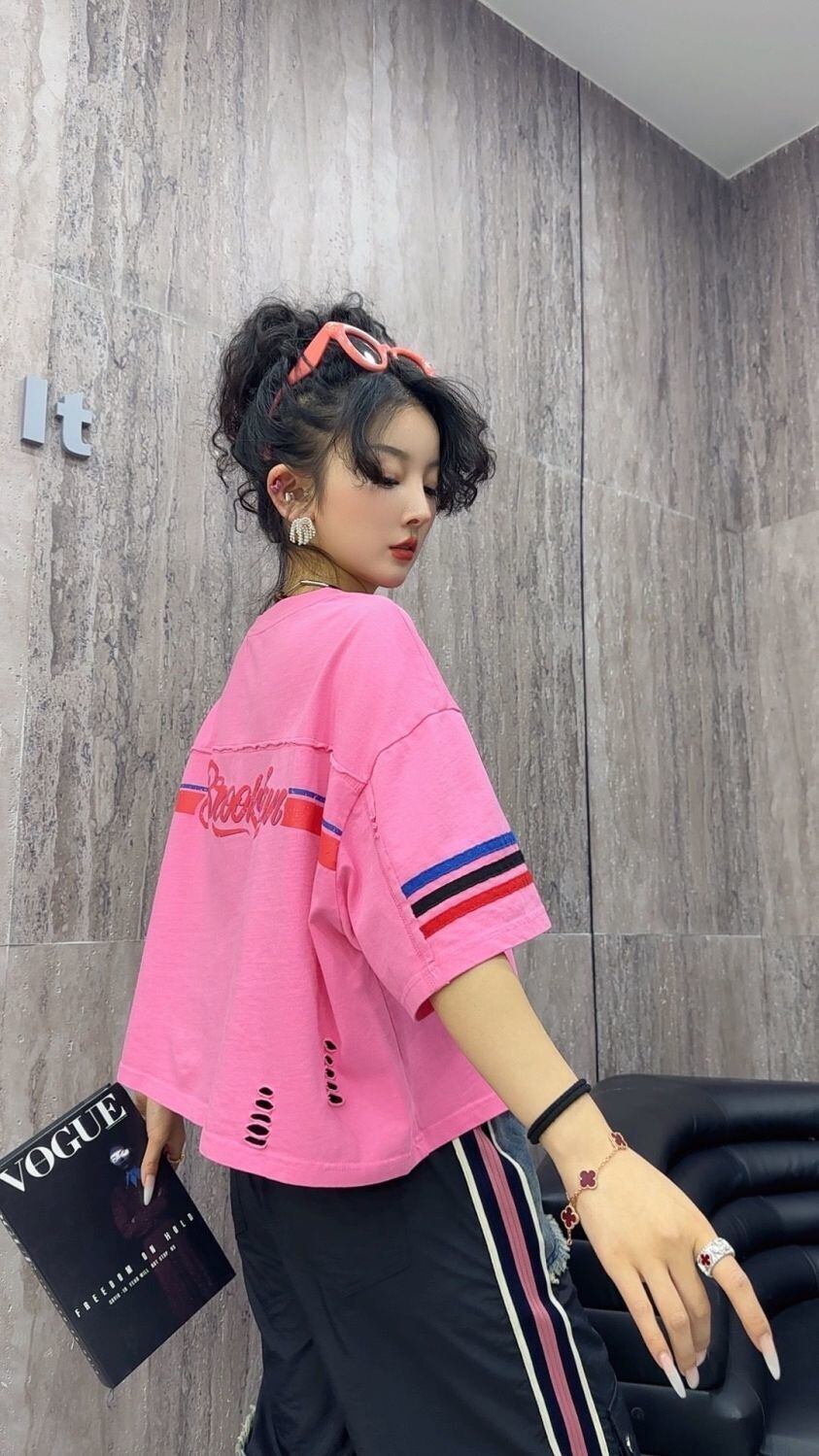 ファッション 美人度アップ おすすめ 好感度UP カジュアル 全4色 半袖 Tシャツ ＜S-11219＞
