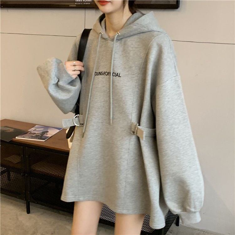 【裏起毛】おしゃれ度アップ厚手英字ロゴフード付きパーカ全3色トップス<S-4678>