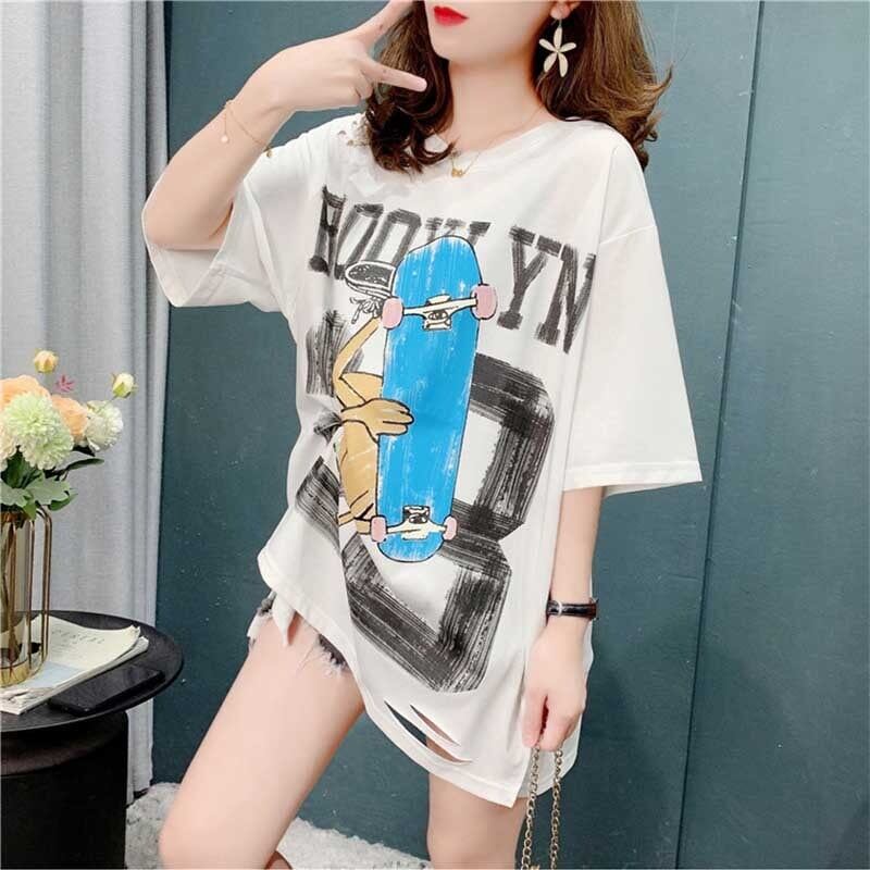 デザイン感 3色選択可 チャーミング プリント Tシャツ カットソー＜S-3164＞