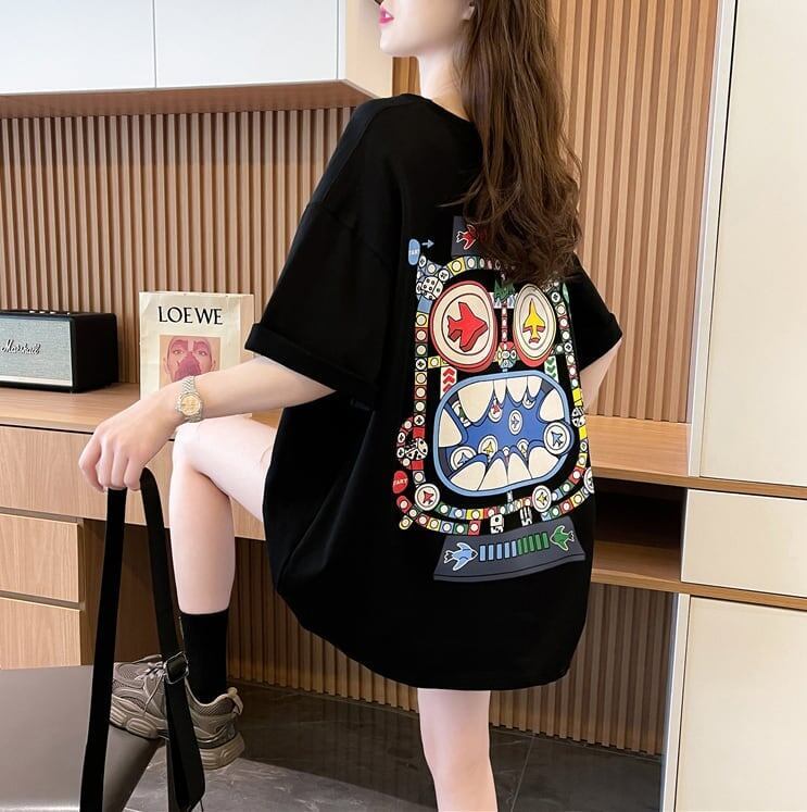 パーソナライズされたプリント半袖Tシャツ<S-5036>