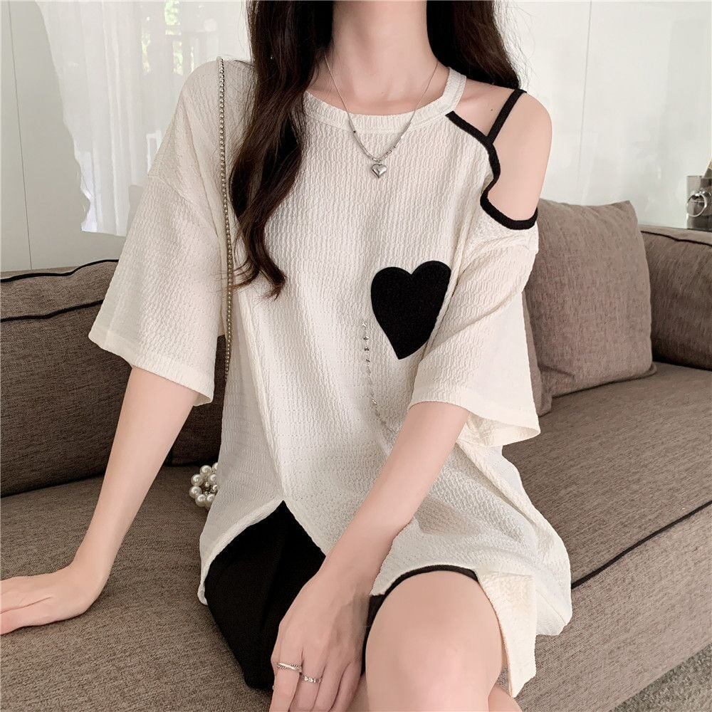 超人気商品 オフショルダー ファッション Tシャツ ＜S-8667＞