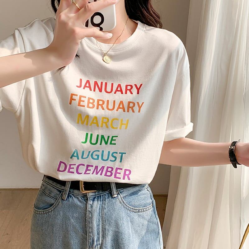 ゆったり感アップ 切り替え オシャレ度満点 プリント Tシャツ カットソー＜S-3404＞