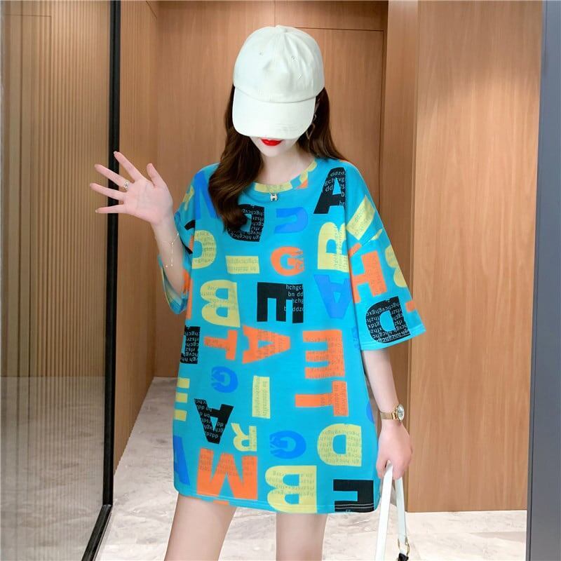 カジュアル 3色選択可 好感度満載 プリント Tシャツ カットソー＜S-3323＞