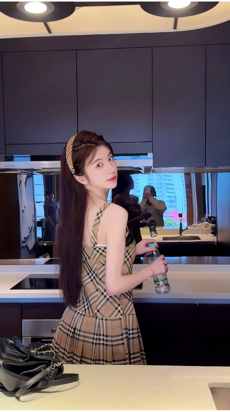 早い者勝ち 大人可愛い 超人気 シンプル チェック柄 フロック<S-11180>