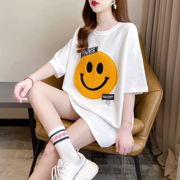 個性的なデザイン プリント オシャレ度満点 Tシャツ カットソー＜S-3373＞