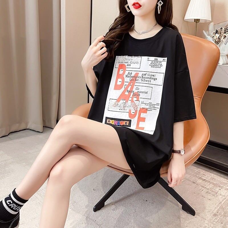 個性的なデザイン プリント 一目惚れ Tシャツ カットソー トップス＜S-3282＞
