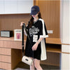 絶対流行 一目惚れ 個性的なデザイン 2色選択可 プリント Tシャツ カットソー＜S-8279＞