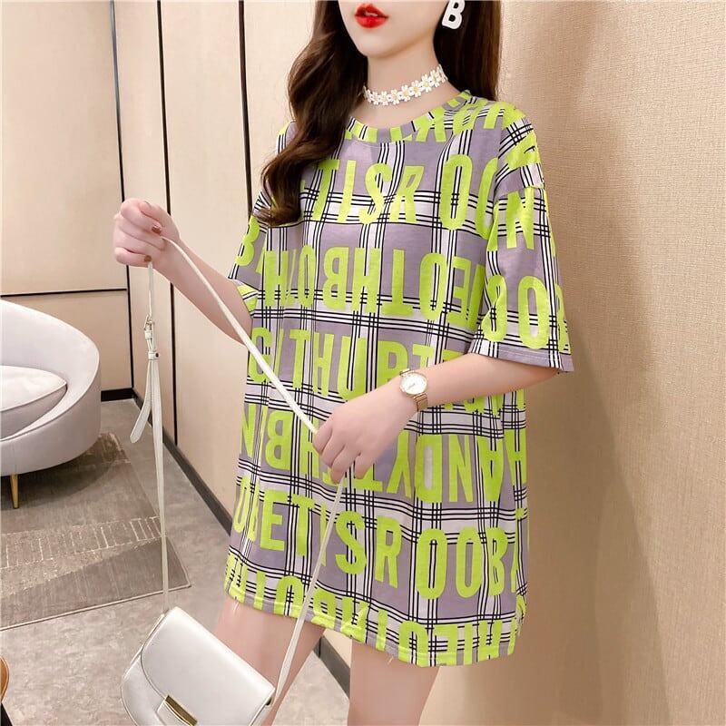 ゆったり感アップ プリント 美感いっぱい Tシャツ カットソー＜S-3337＞