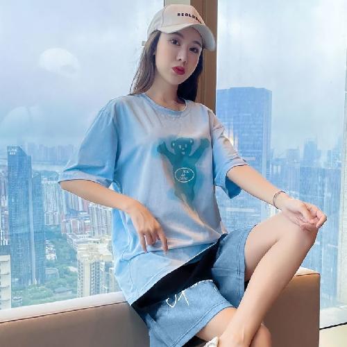 数量限定 ファッション 個性派 半袖Ｔシャツⅹパンツセット全4色<S-8783>