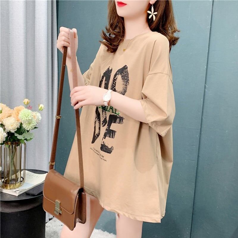 オシャレ度満点 切り替え 好感度満載 プリント Tシャツ カットソー＜S-3672＞