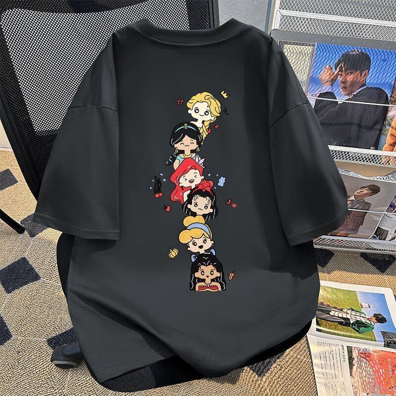 新商品 カジュアル 定番シンプル プリント 全6色 半袖Tシャツ<S-8767>