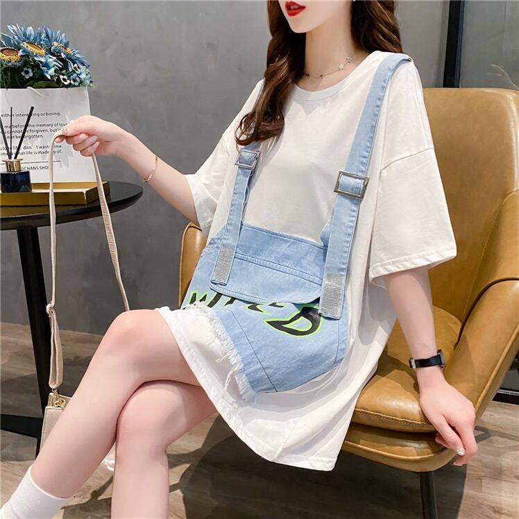 絶対欲しい カジュアル 上質 レイヤード風 全3色 半袖Tシャツ カットソー ＜S-8668＞