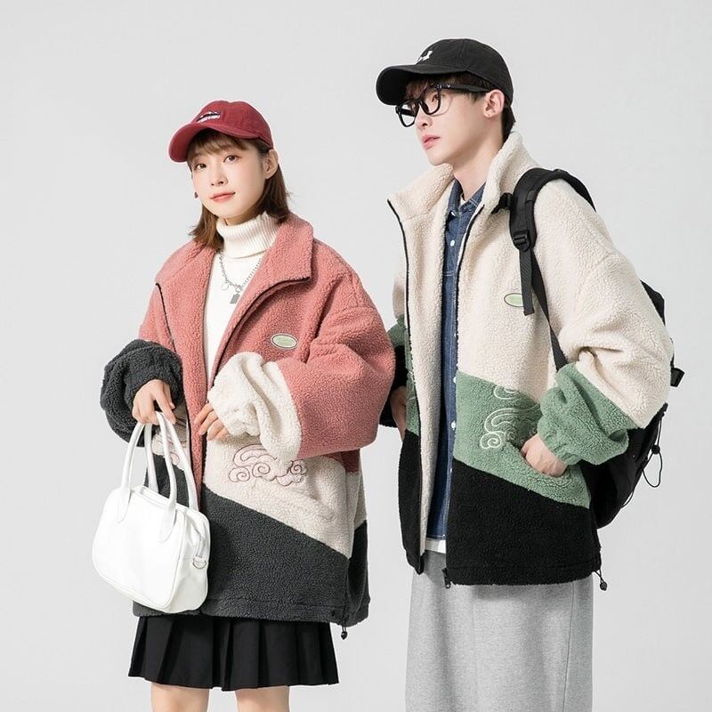 大活躍 シンプル ファッション 上品 暖かいボアジャケット<S-5772>