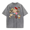 ゆったり シンプル プリント カジュアル Tシャツ S-13286