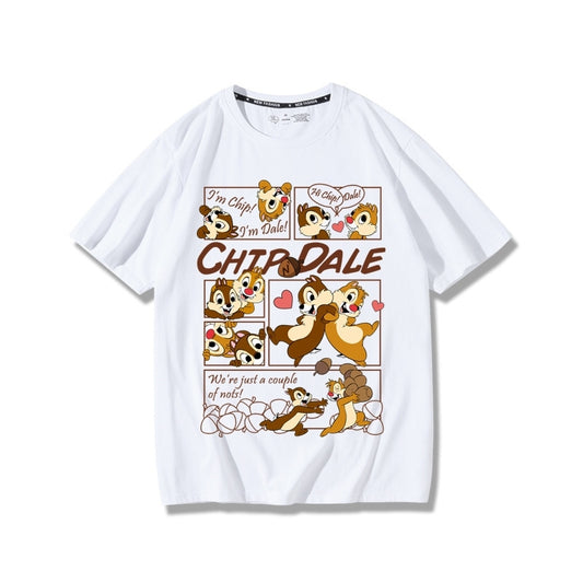 男女兼用 人気高い プリント カジュアル Tシャツ S-13304
