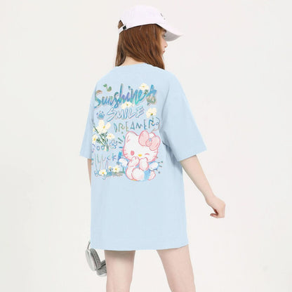 シンプル 体型カバー 新作 カジュアル Tシャツ S-13238