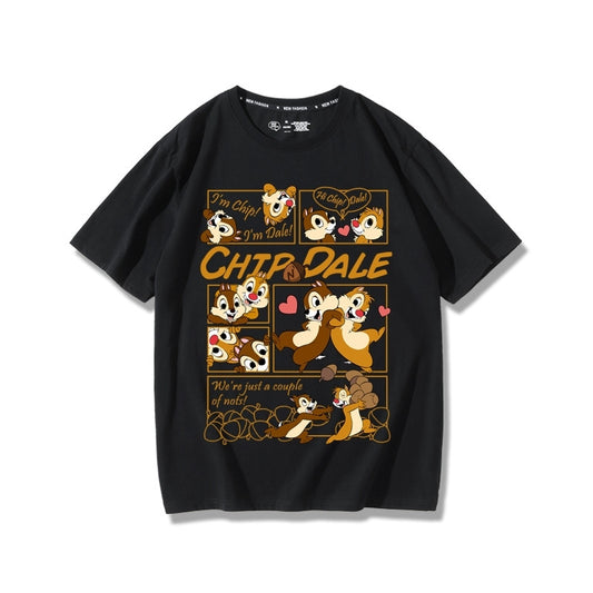 男女兼用 人気高い プリント カジュアル Tシャツ S-13304
