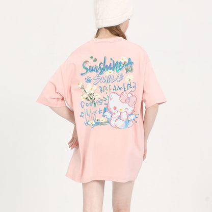 シンプル 体型カバー 新作 カジュアル Tシャツ S-13238