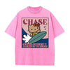 上質 シンプル プリント カジュアル Tシャツ S-13295