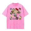 ゆったり シンプル プリント カジュアル Tシャツ S-13286