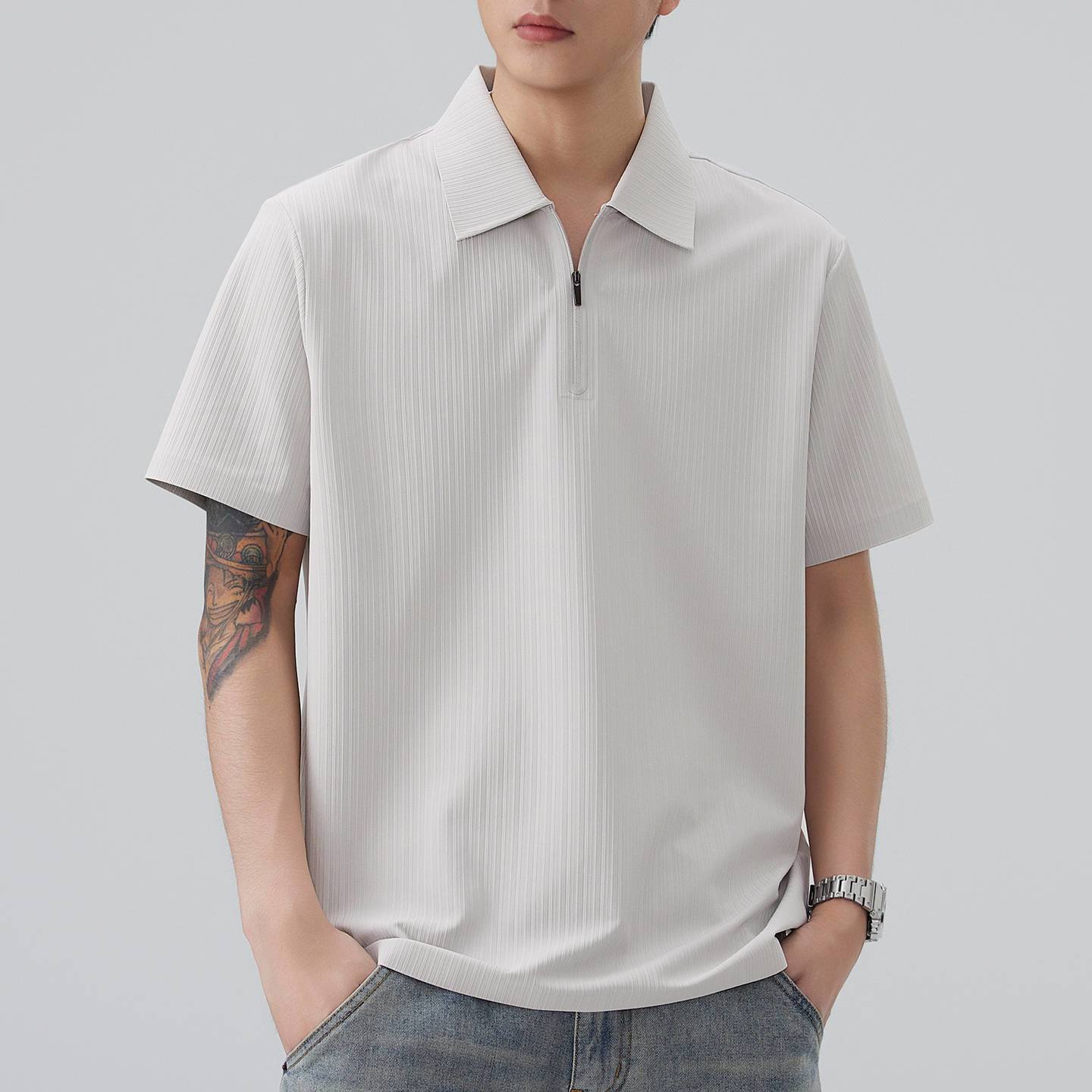 肌触りよい シンプル 半袖 Tシャツ MO-80031
