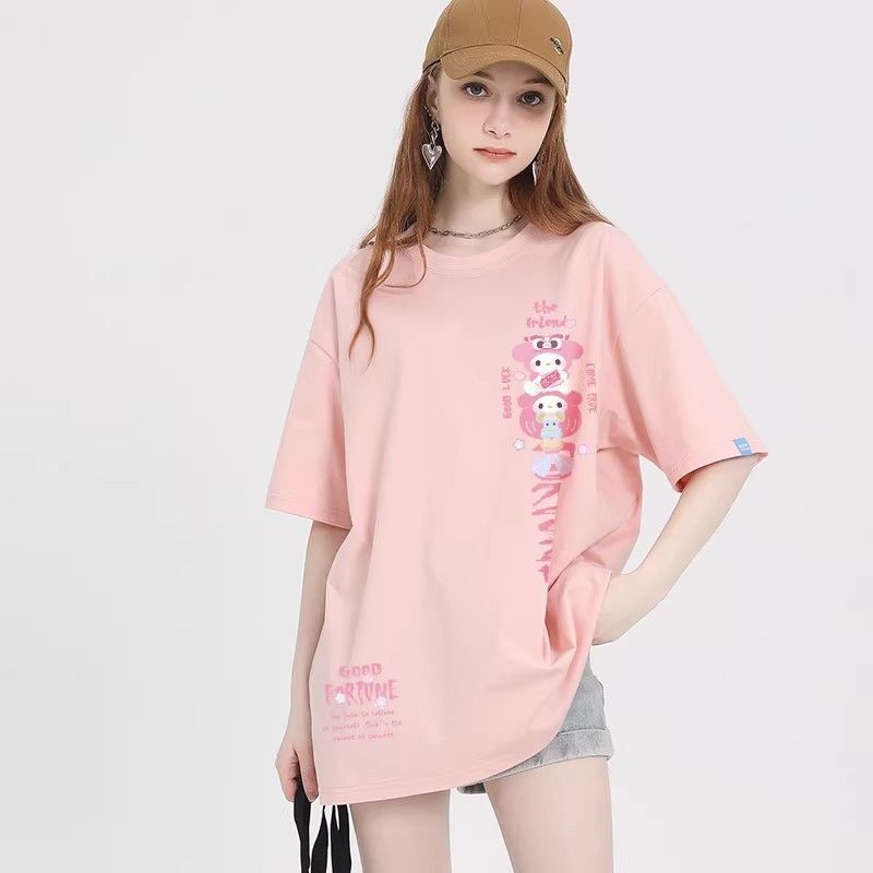 早い者勝ち 体型カバー カジュアル Tシャツ S-13241