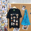 体型カバー ゆったり カジュアル プリント Tシャツ S-13288