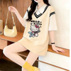 偽二枚 カジュアル プリント シンプル Tシャツ S-13260