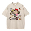 ゆったり シンプル プリント カジュアル Tシャツ S-13286