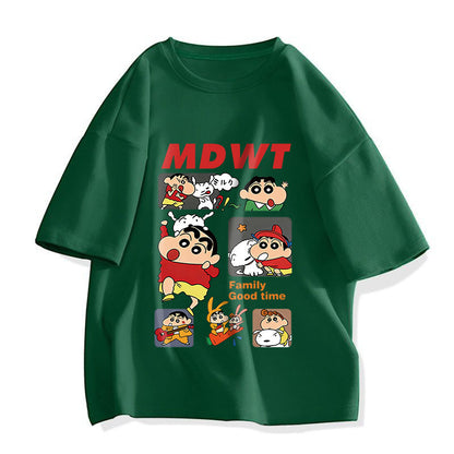 男女兼用 売れ筋 プリント Tシャツ & ショーツ セットアップ S-13263