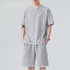 男女兼用 上質 カジュアル Tシャツ & ショーツ セットアップ MO-80045