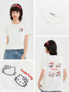 大人可愛い 品質のいい プリント 半袖 Tシャツ S-13219