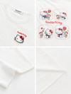 大人可愛い 品質のいい プリント 半袖 Tシャツ S-13219