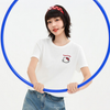 大人可愛い 品質のいい プリント 半袖 Tシャツ S-13219