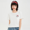 大人可愛い 品質のいい プリント 半袖 Tシャツ S-13219
