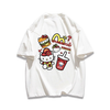 男女兼用 シンプル カジュアル プリント Tシャツ S-13232