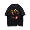 男女兼用 シンプル カジュアル プリント Tシャツ S-13232
