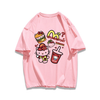 男女兼用 シンプル カジュアル プリント Tシャツ S-13232