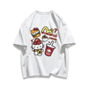 男女兼用 シンプル カジュアル プリント Tシャツ S-13232