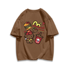 男女兼用 シンプル カジュアル プリント Tシャツ S-13232