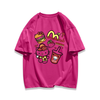 男女兼用 シンプル カジュアル プリント Tシャツ S-13232