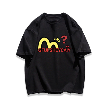男女兼用 シンプル カジュアル プリント Tシャツ S-13232