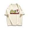 男女兼用 シンプル カジュアル プリント Tシャツ S-13232