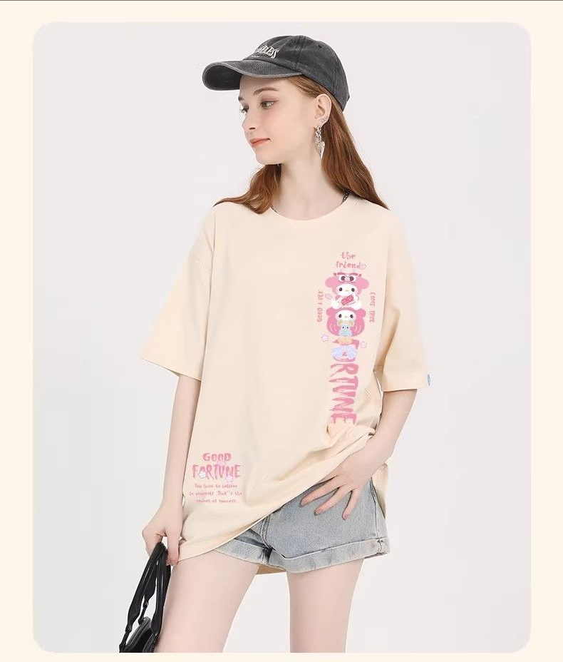 早い者勝ち 体型カバー カジュアル Tシャツ S-13241