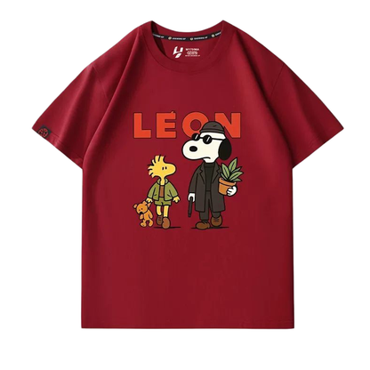 男女兼用 カジュアル プリント シンプル Tシャツ S-13246